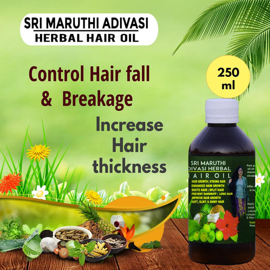 ADIVASI  NEELAMBARI HAKKI-PIKKI HAIR OIL